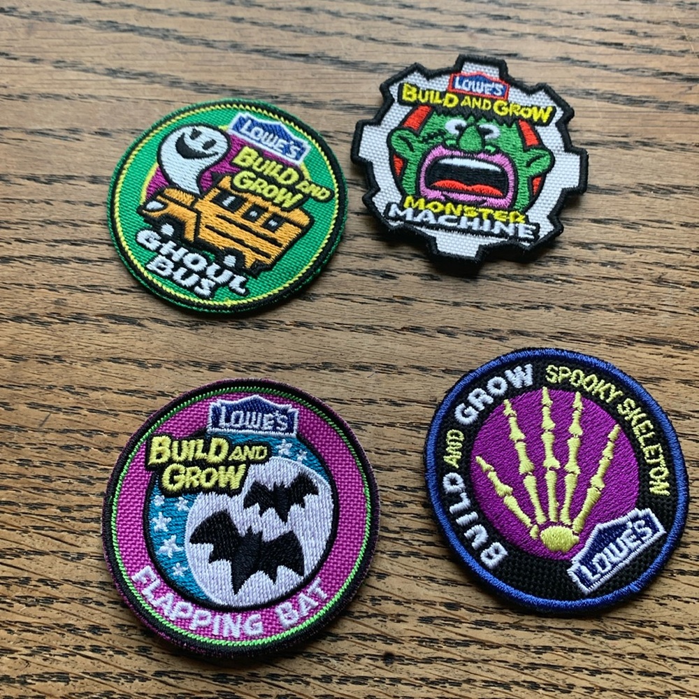 Halloween Build and Grow Lowe’s Patches